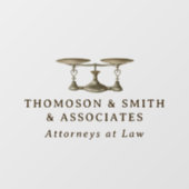 カスタム法法律事務所名 ウィンドウサイン (シート)