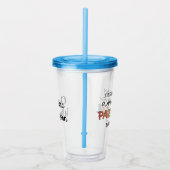 カスタム法素晴らし務助手おもしろい アクリルタンブラー (右)