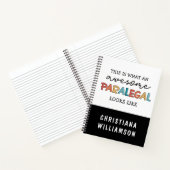 カスタム法素晴らし務助手おもしろい ノートブック (内部)