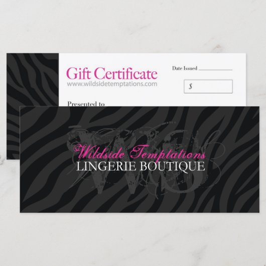 カスタム注文贈与証書 (正面/裏面)