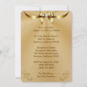 カスタム注文50周年記念招待状ジュリアナ (裏面)