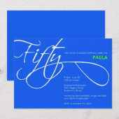 カスタム注文 – エレニ 招待状 (正面/裏面)