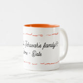 カスタム洗礼 ツートーンマグカップ (正面右)