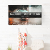 カスタム洗車事業 横断幕 (インサイチュ)