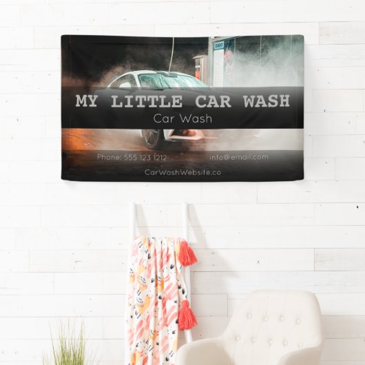カスタム洗車事業 横断幕 (インサイチュ)
