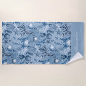 カスタム海シーライフ ビーチタオル (正面)