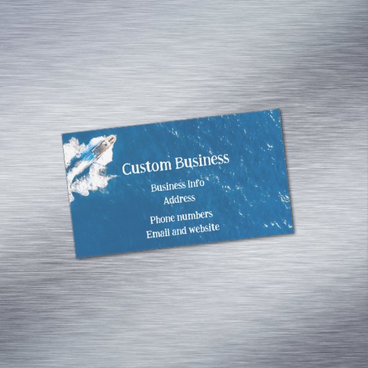 カスタム海シーレイクウォーター マグネット名刺 (インサイチュ)