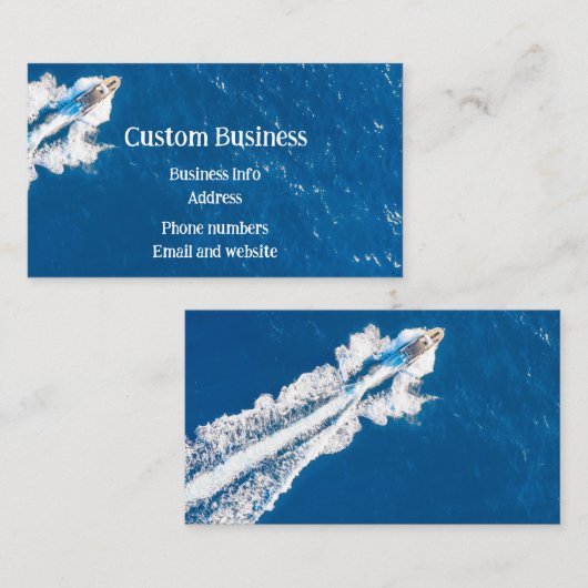 カスタム海シーレイクウォーター 名刺 (正面/裏面)