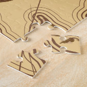 カスタム海賊地図ランドポイントファミリー ジグソーパズル (側面)