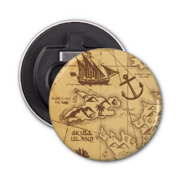 カスタム海賊地図ランドポイントファミリー 栓抜き