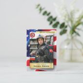 カスタム消防士トレーディングカード全部門 コーリングカード (スタンド正面)