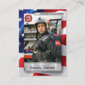 カスタム消防士トレーディングカード全部門 コーリングカード (正面)