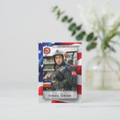 カスタム消防士トレーディングカード全部門 コーリングカード (スタンド正面)