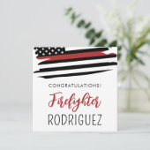 カスタム消防士モダン士卒業 カード (スタンド正面)