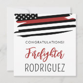 カスタム消防士モダン士卒業 カード (正面)