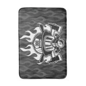 カスタム消防士救助消防署  バスマット (正面縦)