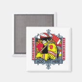 カスタム消防士 マグネット (正面/裏面)