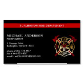 カスタム消防署ロモダンゴ マグネット名刺 (正面)