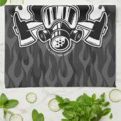 カスタム消防署 キッチンタオル (折り畳み)