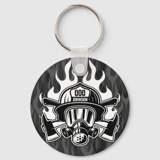 カスタム消防署 キーホルダー (正面)