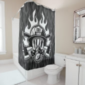 カスタム消防署 シャワーカーテン (インサイチュ)