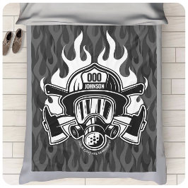 カスタム消防署 フリースブランケット