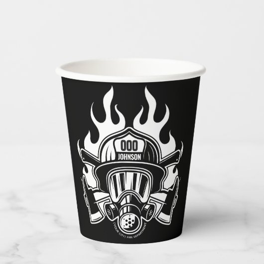 カスタム消防署 紙コップ (正面)