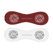 カスタム消防赤と白員のエンブレムシンボル 野球ボール (パネル)