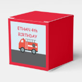 カスタム消防車の紙特典ボックス フェイバーボックス (正面サイド)