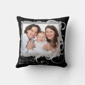 カスタム渦巻形の写真母の日枕 クッション (裏面)