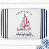 カスタム湖水は命が好い航海の バスマット