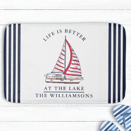 カスタム湖水は命が好い航海の バスマット