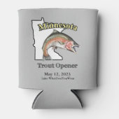 カスタム湖/デイトミネソタトラウオープナーライト 缶クーラー (正面)