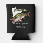 カスタム湖/デイトミネソタムスキーオープナーダーク 缶クーラー (裏面)