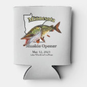 カスタム湖/デイトミネソタムスキーオープナーライト 缶クーラー (正面)