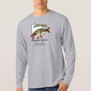カスタム湖/デイトミネソタムスキーオープナーライト Tシャツ