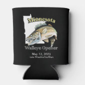 カスタム湖/デイトミネソタワレイェオープナーダーク 缶クーラー (裏面)