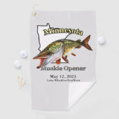 カスタム湖/伊達ミネソタ魚釣りタオル ゴルフタオル (インサイチュ)