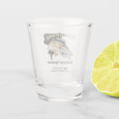 カスタム湖/日付ペンシルバニア州ウォレイオープナー ショットグラス (裏面)