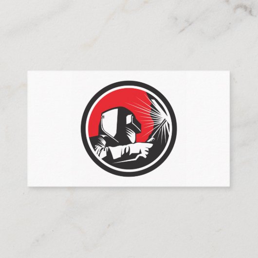 カスタム溶接製造修理名刺 名刺 (裏面)