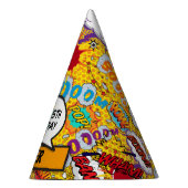 カスタム漫画ブックスーパーヒーロー誕生日 パーティーハット (右)