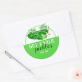 カスタム漬物の漬け漬けディル缶詰 ラウンドシール (封筒)