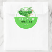 カスタム漬物の漬け漬けディル缶詰 ラウンドシール (バッグ)