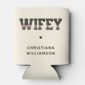 カスタム火消し薄い赤線消防士妻 缶クーラー (裏面)