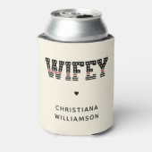 カスタム火消し薄い赤線消防士妻 缶クーラー (缶裏面)