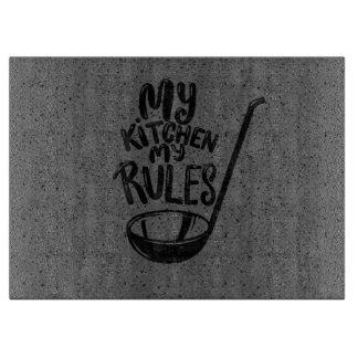 カスタム灰色花崗岩ガラス切削板 カッティングボード