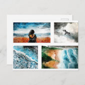カスタム熱写真 シーズンポストカード (正面/裏面)