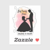 カスタム父と娘 – 最高のFriends Forever シール (シート)