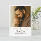 カスタム父と子を愛する – 父の日贈り物 招待状 (スタンド正面)