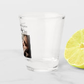 カスタム父の日かわいいミニマル写真集 ショットグラス (右)